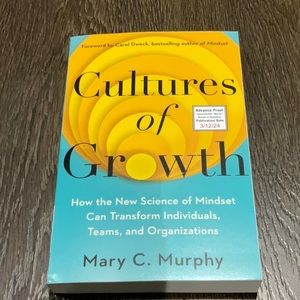 6/$30 Cultures of Growth by Mary C. Murphy Paperback Non-Fiction Book